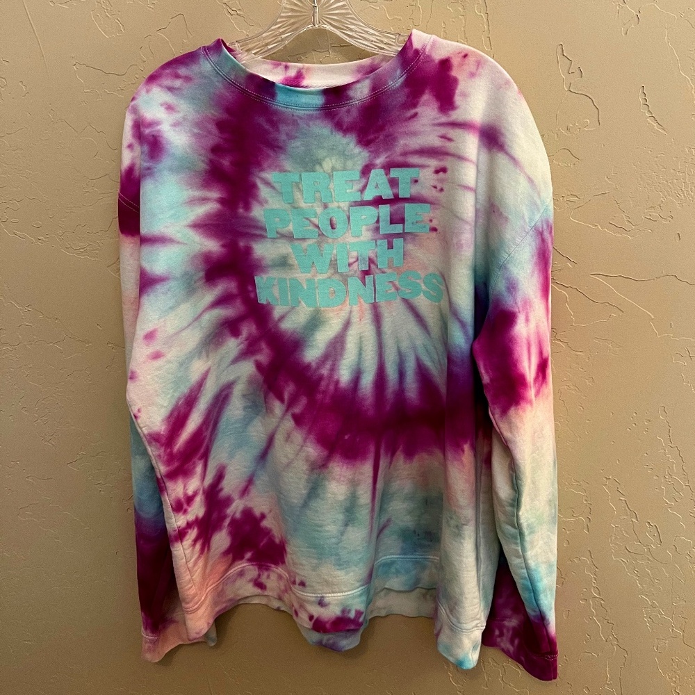 Harry Styles "Treat People With Kindness" Tie Dye Sweatshirt - Size L or XL